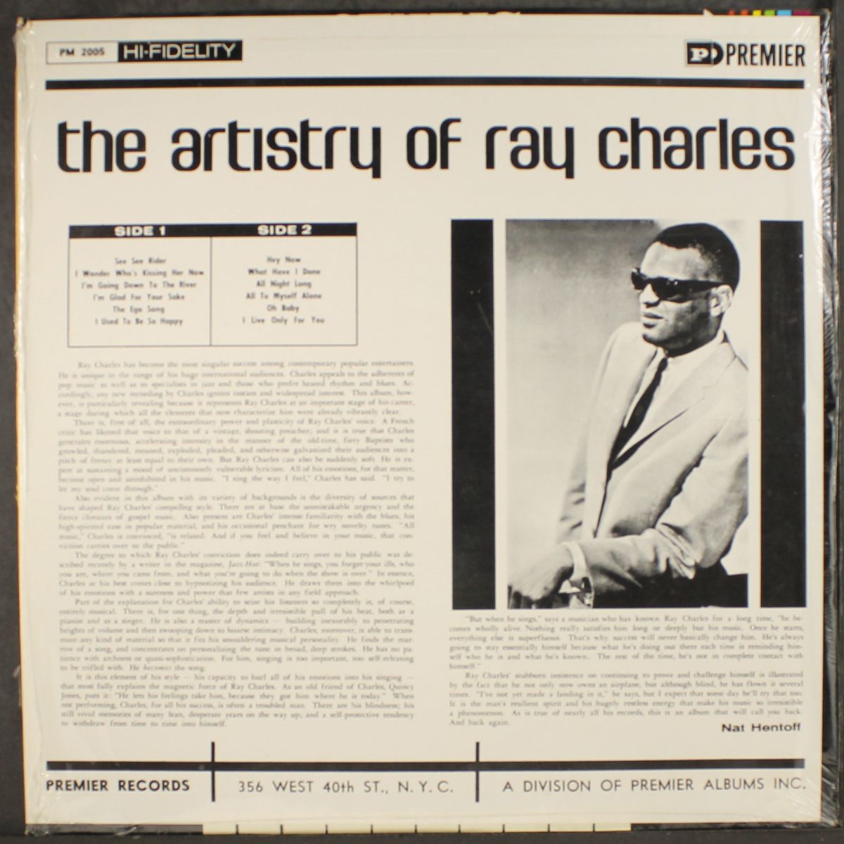 the artistry of by RAY CHARLES