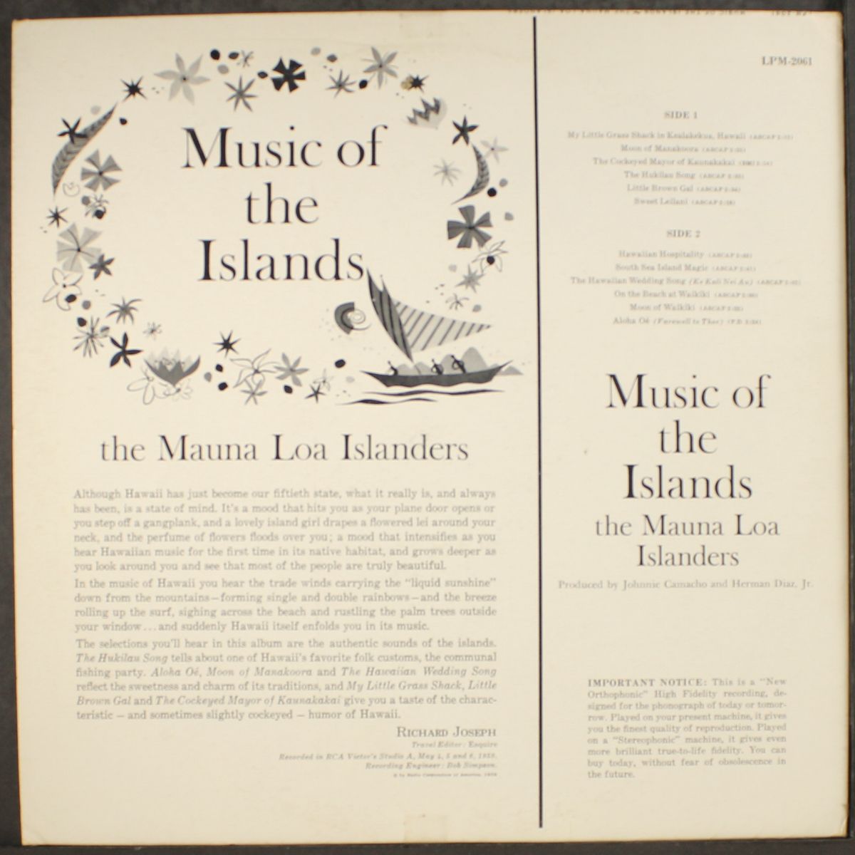 music of the islands by MAUNA LOA ISLANDERS