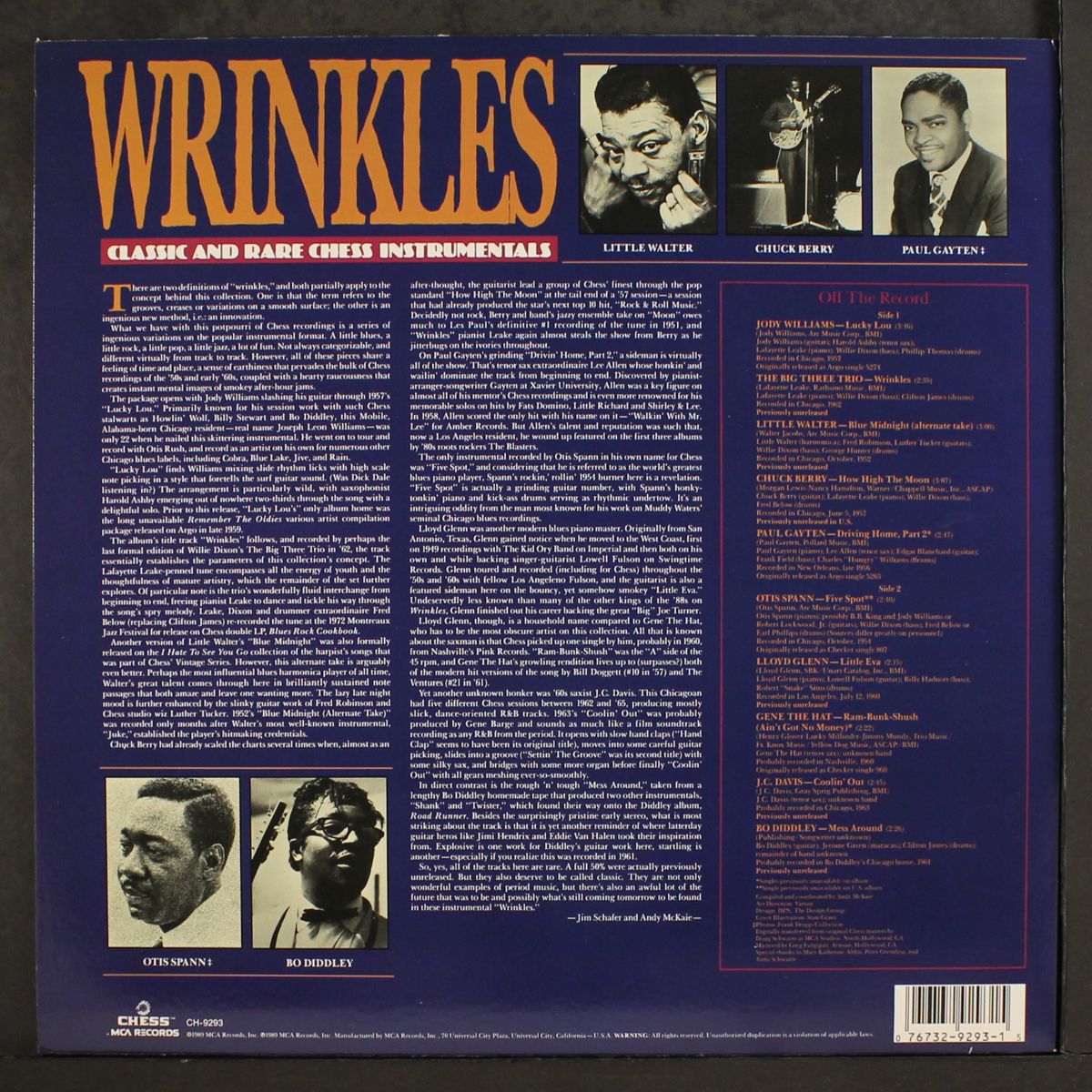wrinkles, classic and rare instrumentals by VARIOUS