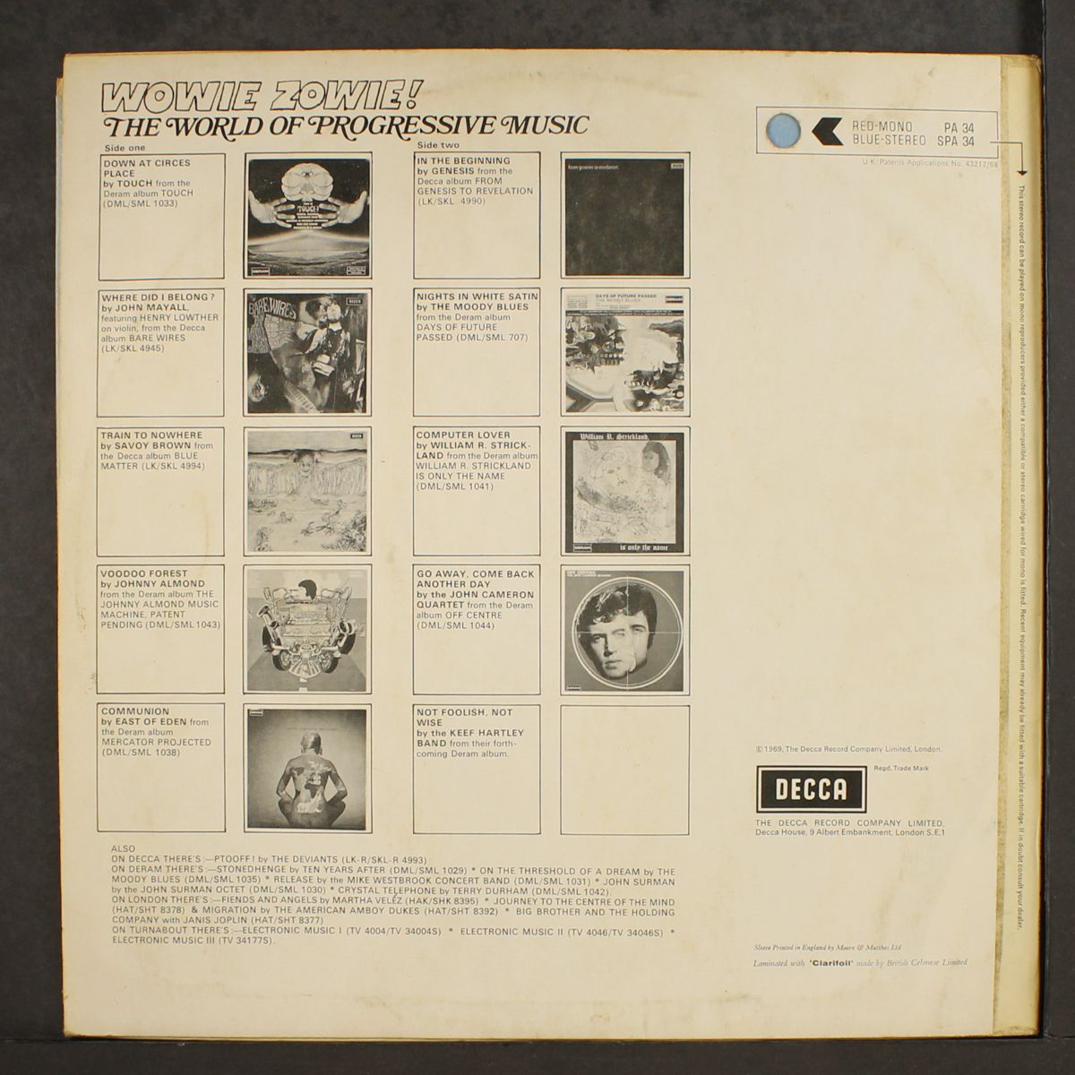 the world of progressive music: wowie zowie! by VARIOUS
