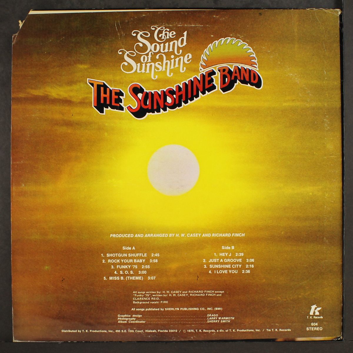 the sound of sunshine by SUNSHINE BAND