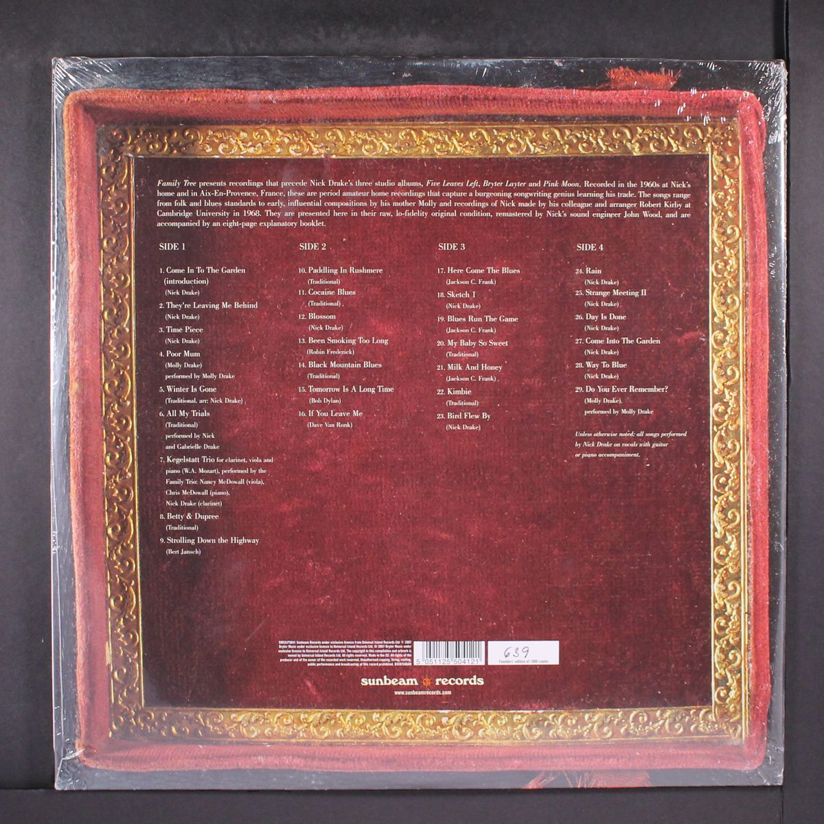 family tree by NICK DRAKE
