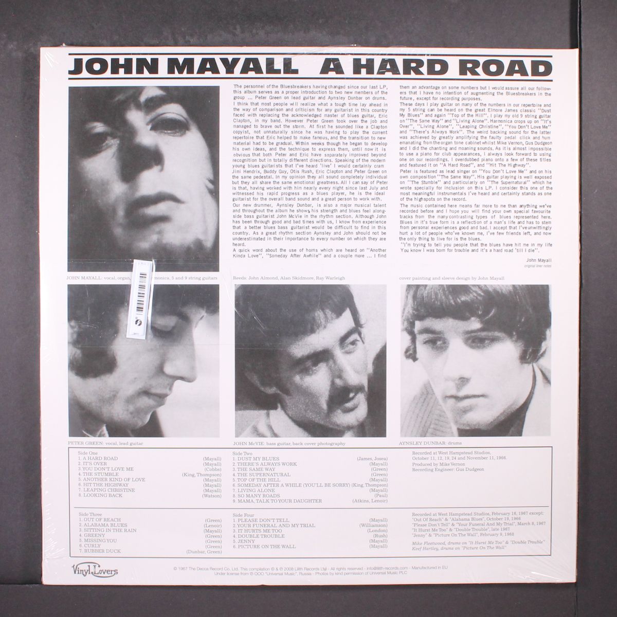 a hard road by JOHN MAYALL & BLUESBREAKERS
