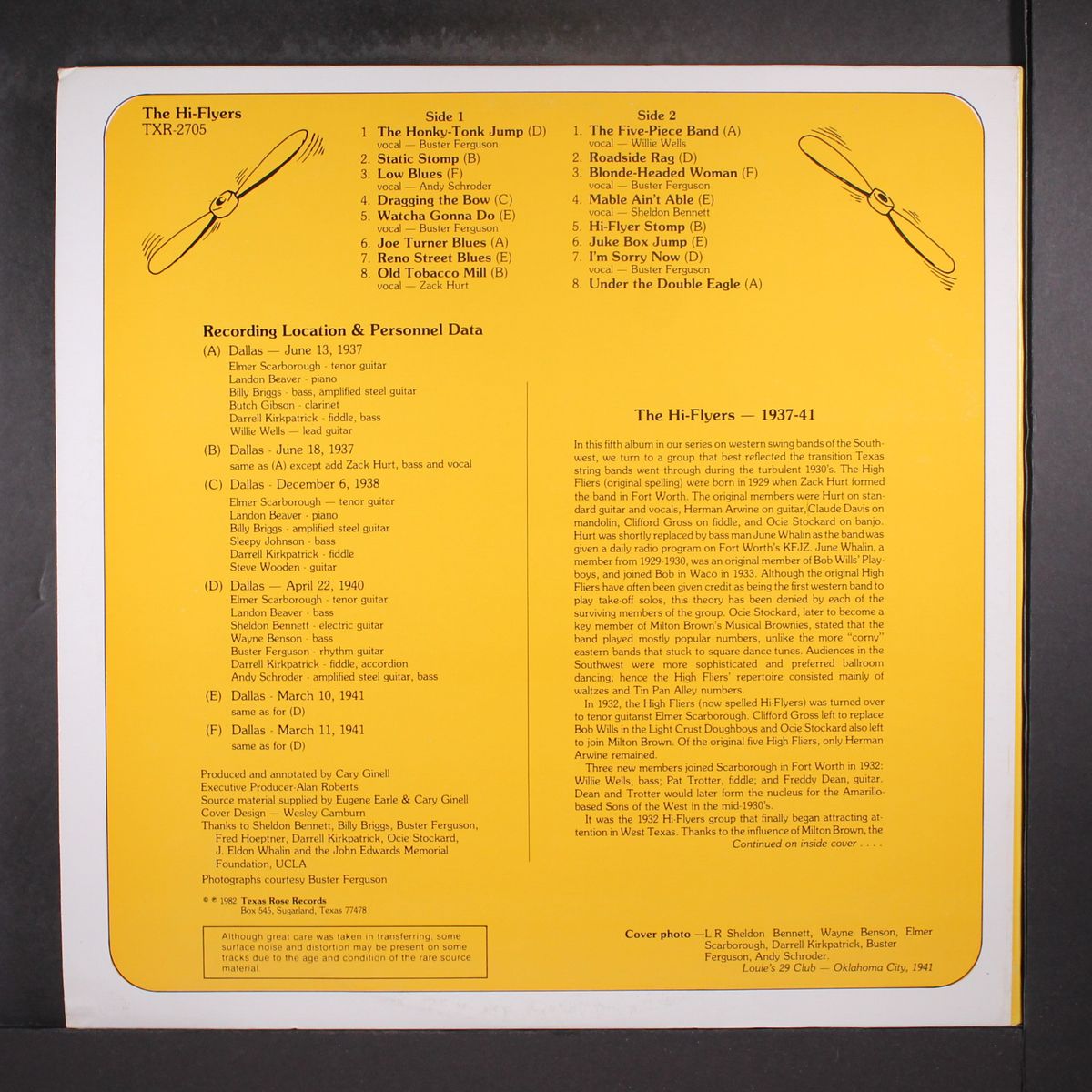 western swing, 1937-41 by HI-FLYERS