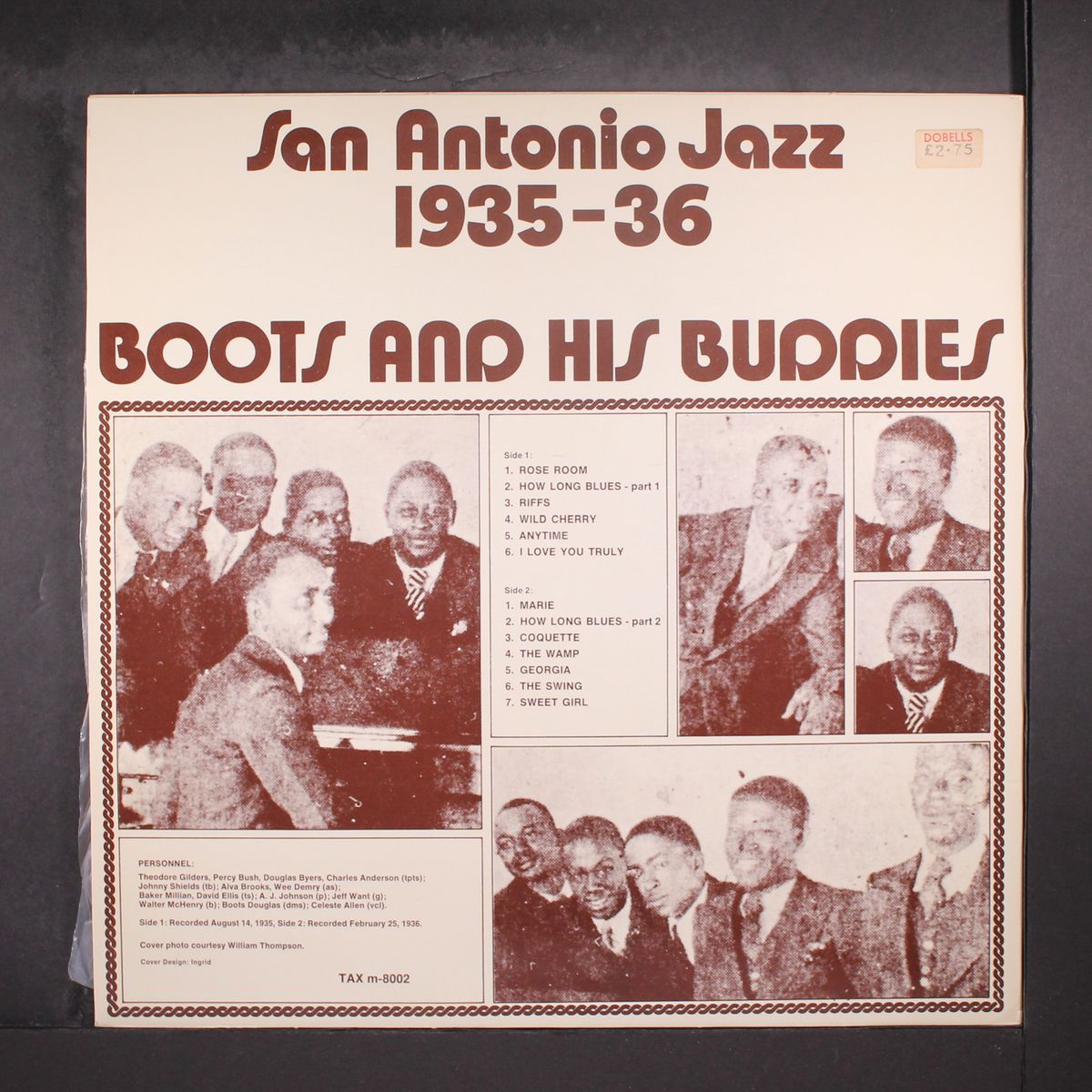 san antonio jazz, 1935-36 by BOOTS & HIS BUDDIES