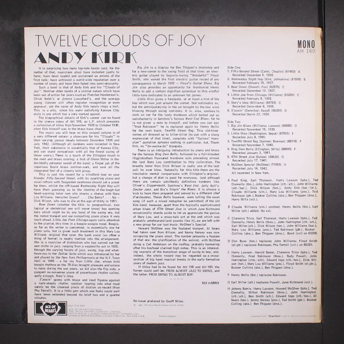 twelve clouds of joy by ANDY KIRK