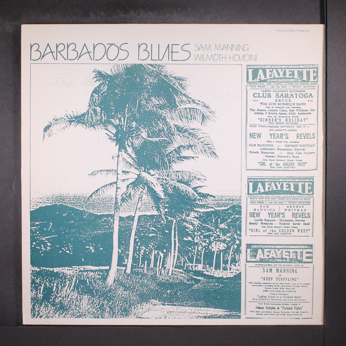 barbados blues by SAM MANNING / WILMOTH HOUDINI