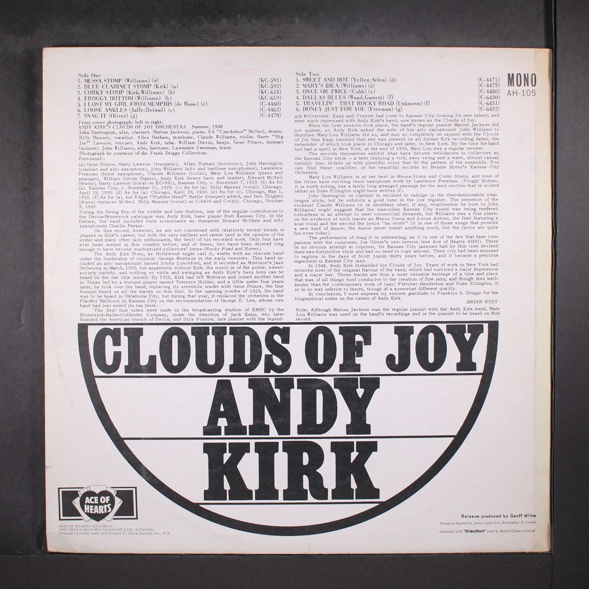 clouds of joy by ANDY KIRK