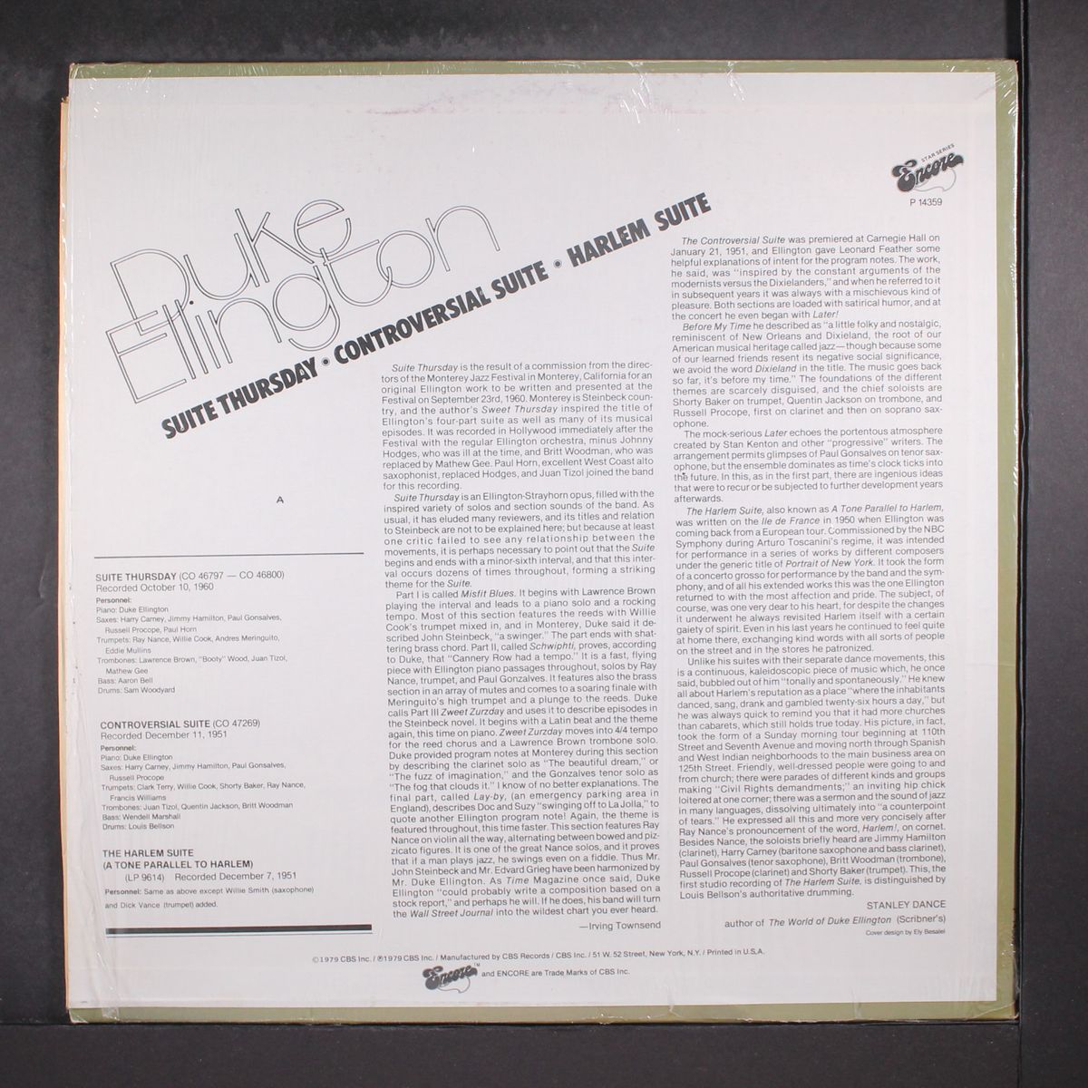 suite thursday by DUKE ELLINGTON