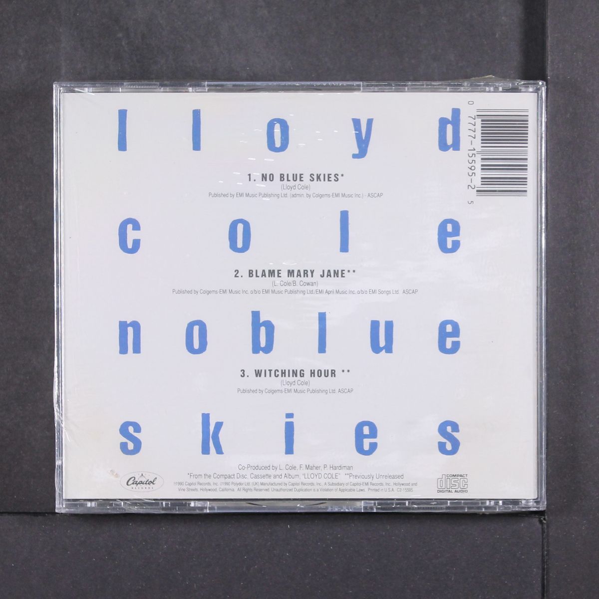 no blue skies by LLOYD COLE
