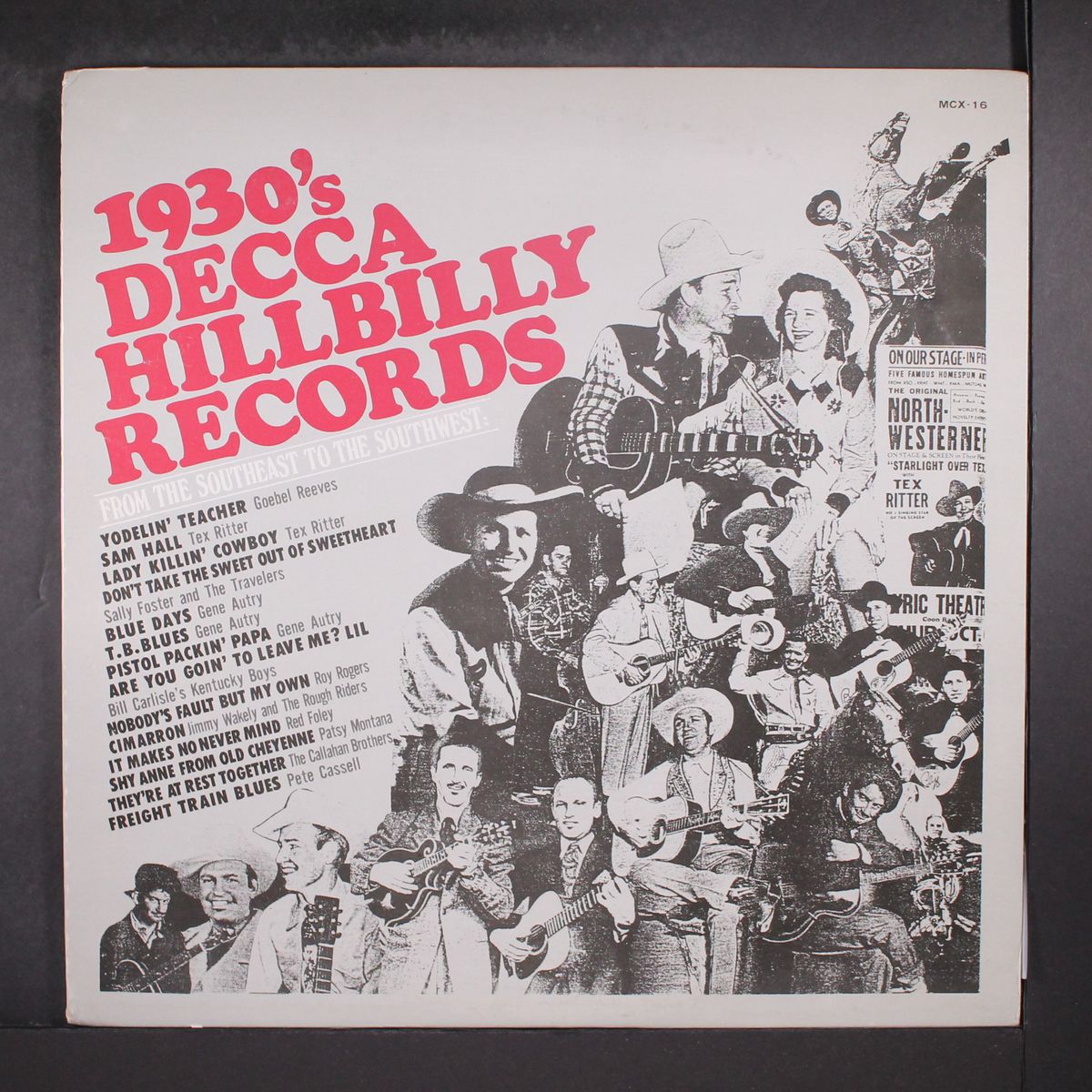 1930's decca hillbilly records by VARIOUS