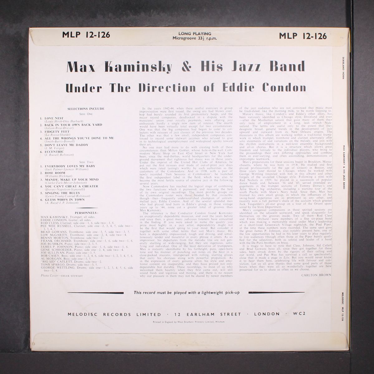 dixieland horn by MAX KAMINSKY