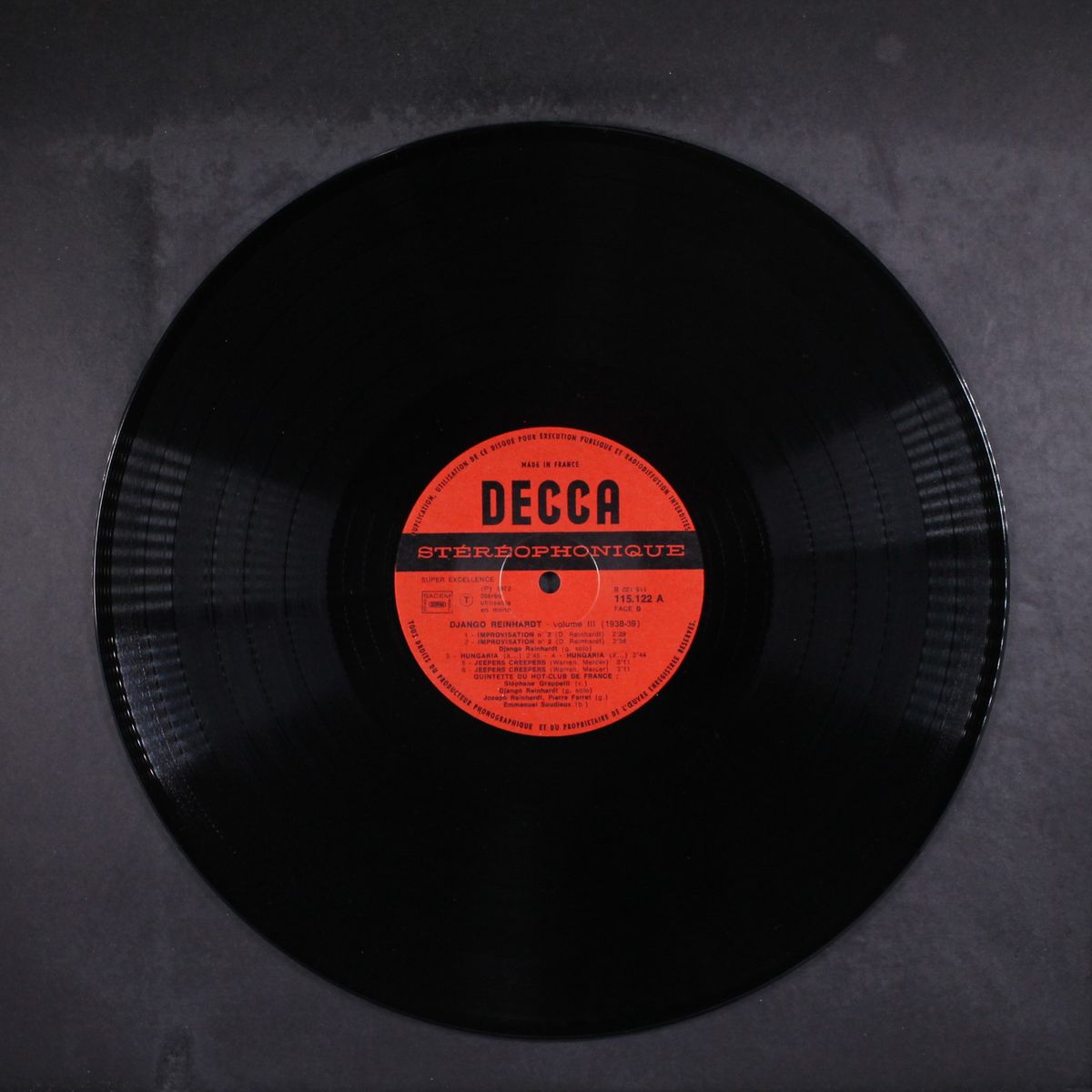 intégrale 1935-1946 volumes i à v by DJANGO REINHARDT
