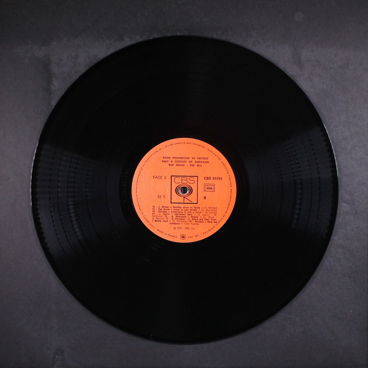 de la prohibition a la protestation - 50 ans de pop music americaine by VARIOUS