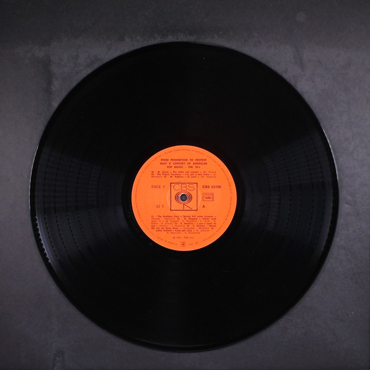 de la prohibition a la protestation - 50 ans de pop music americaine by VARIOUS