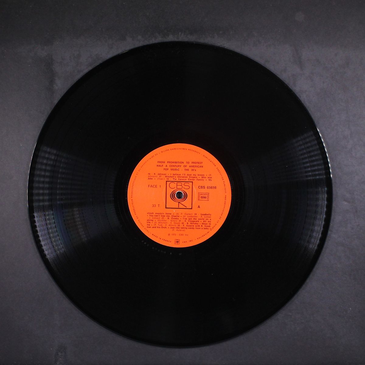 de la prohibition a la protestation - 50 ans de pop music americaine by VARIOUS