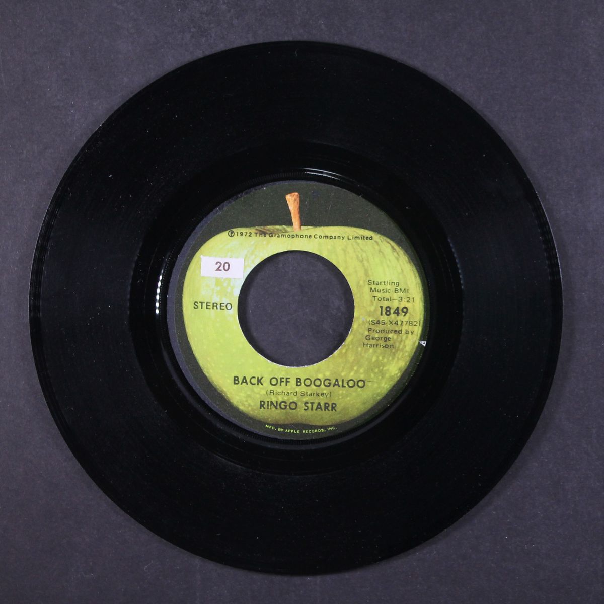 back off boogaloo / blindman by RINGO STARR