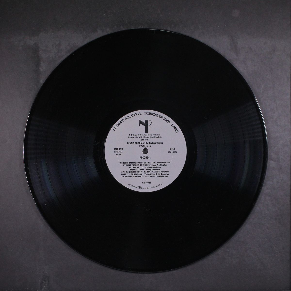 collector's gems 1929-1945 by BENNY GOODMAN
