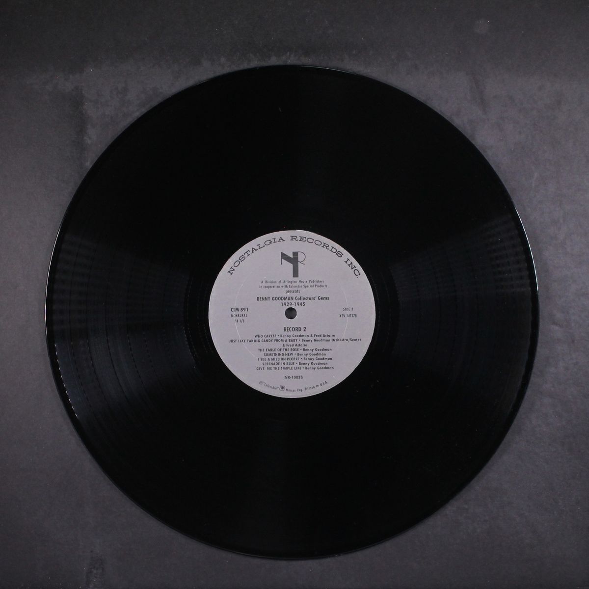 collector's gems 1929-1945 by BENNY GOODMAN