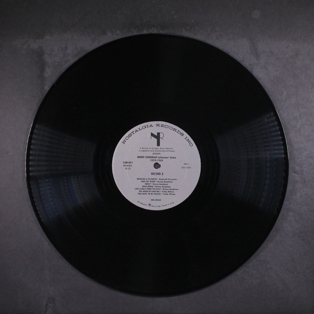 collector's gems 1929-1945 by BENNY GOODMAN