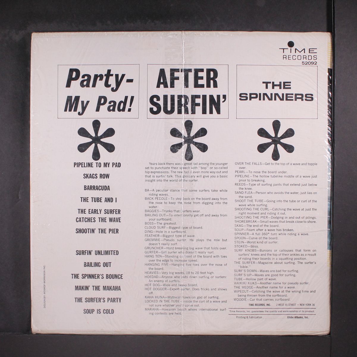 party-my pad!, after surfin' by SPINNERS