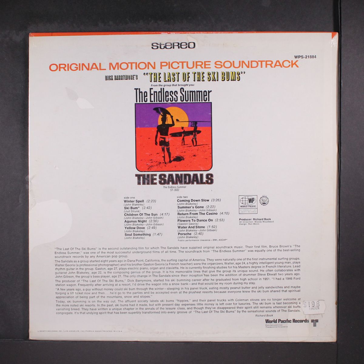the last of the ski bums soundtrack by SANDALS
