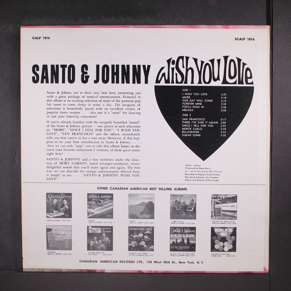 wish you were here by SANTO & JOHNNY