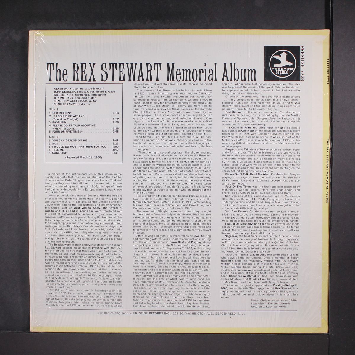 memorial album by REX STEWART