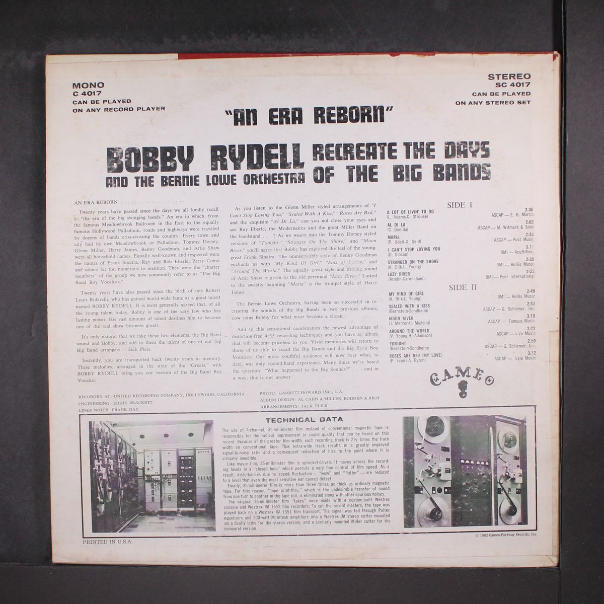 an era reborn by BOBBY RYDELL