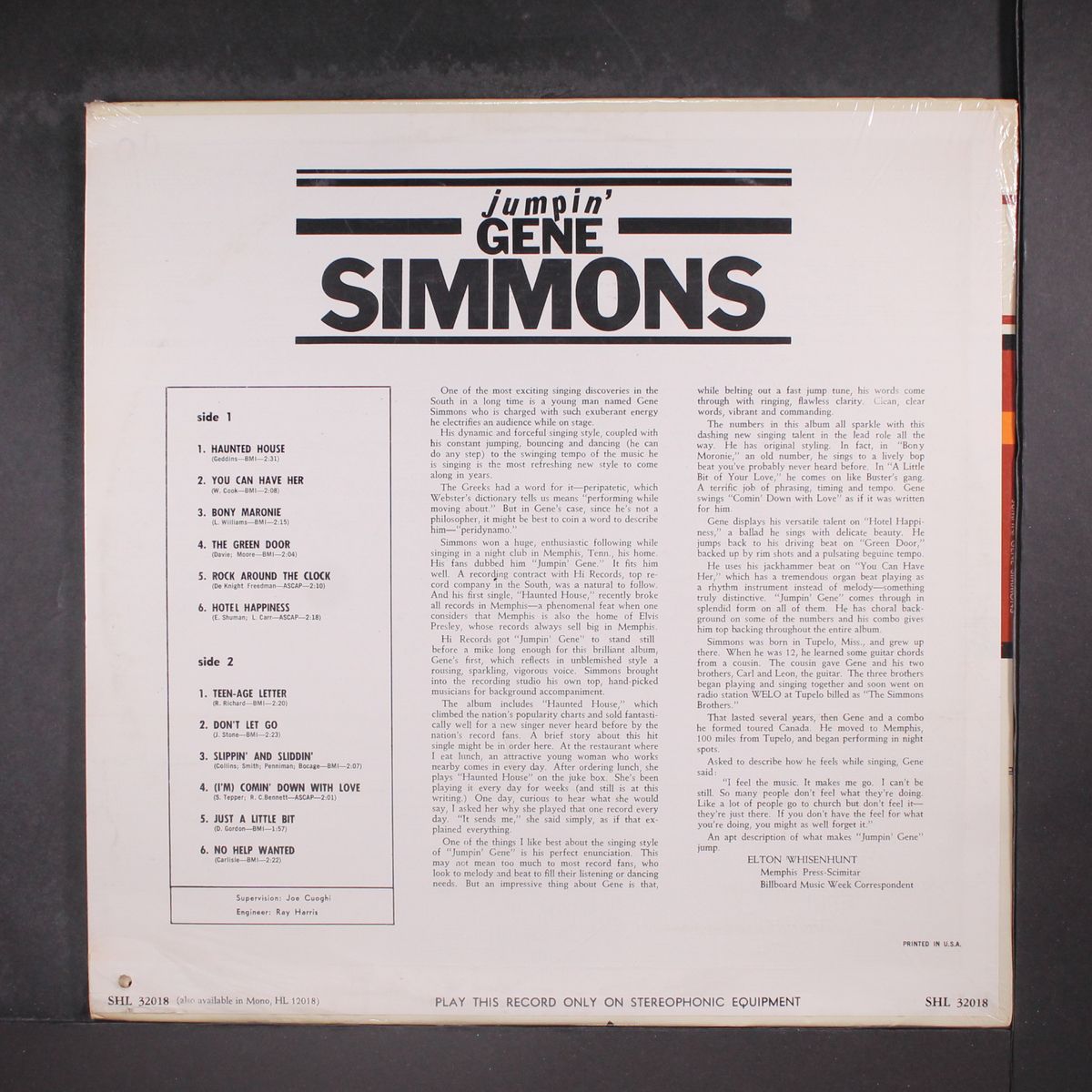 jumpin' gene simmons by JUMPIN' GENE SIMMONS