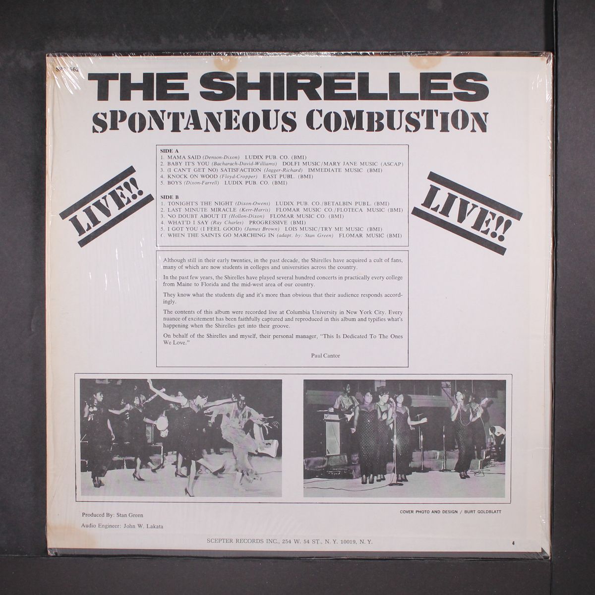 spontaneous combustion by SHIRELLES