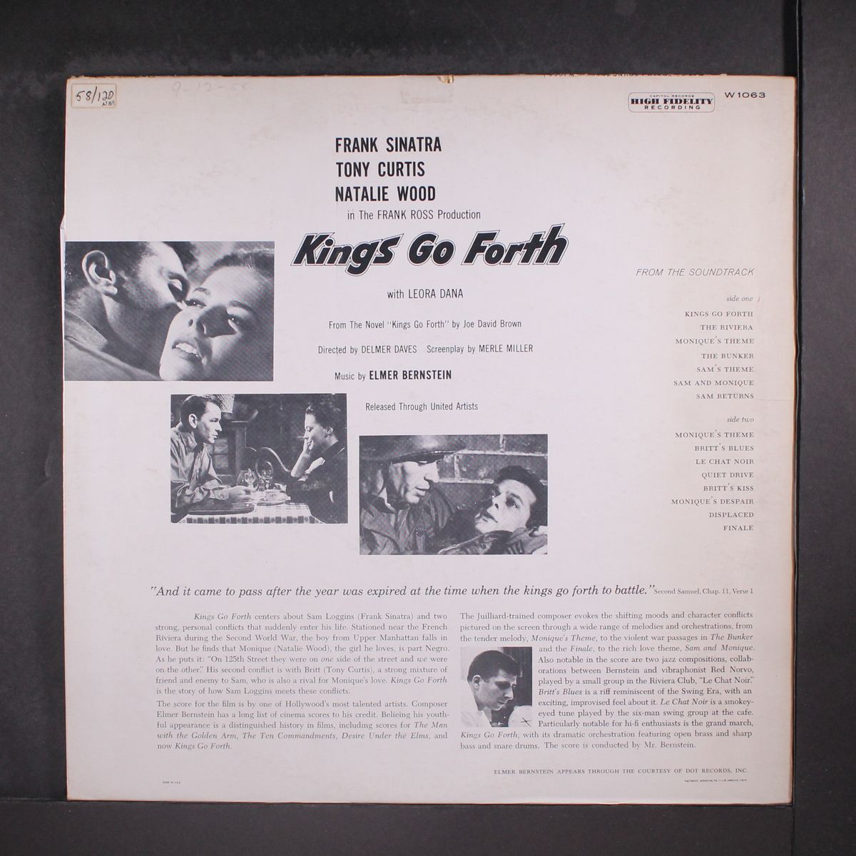 kings go forth by SOUNDTRACK