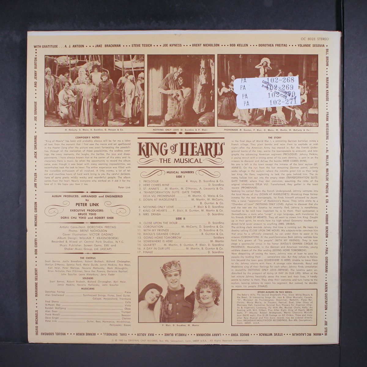king of hearts by ORIGINAL CAST