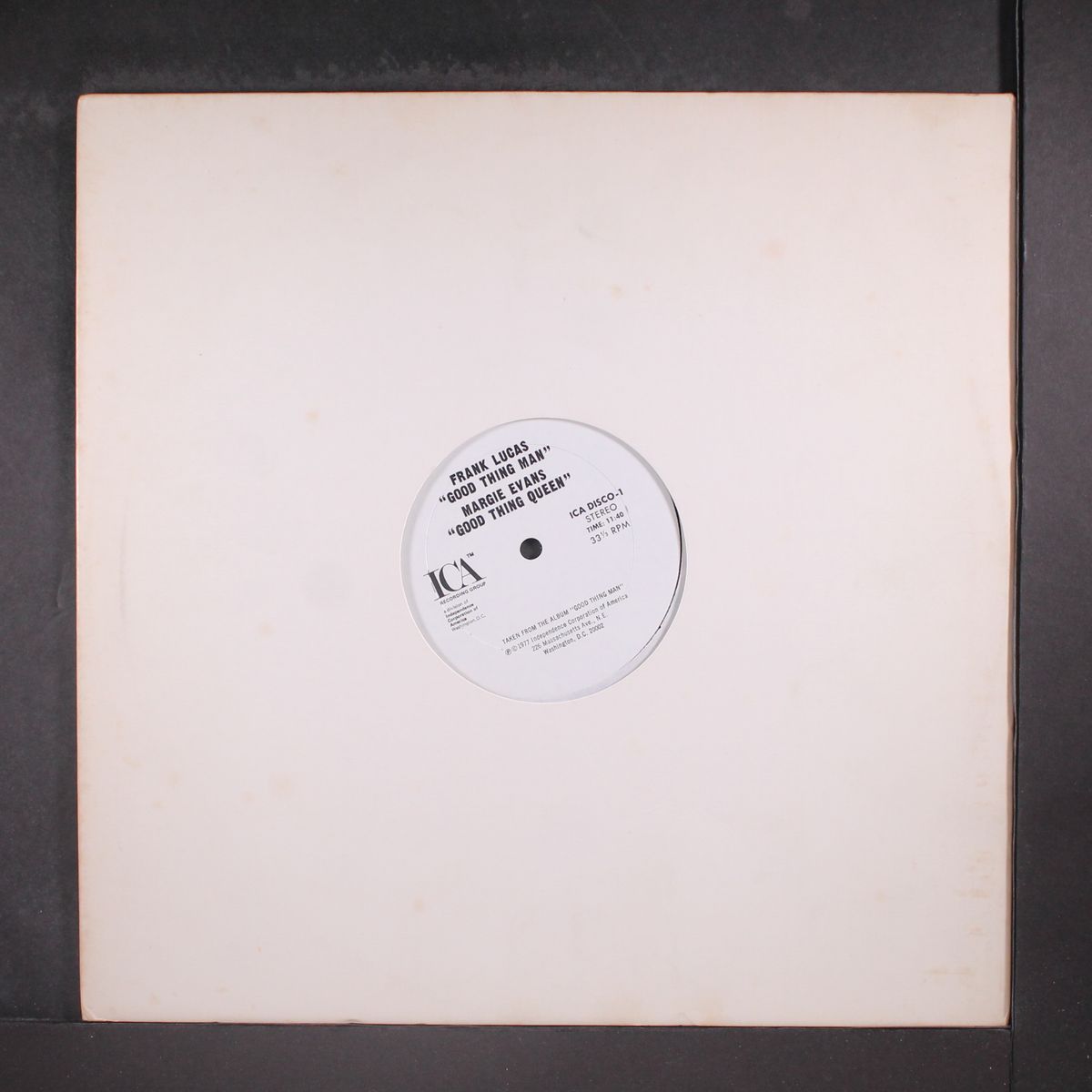 good thing man / good thing queen / i'm at the crossroad by FRANK LUCAS / MARGIE EVANS / VERNON GARRETT