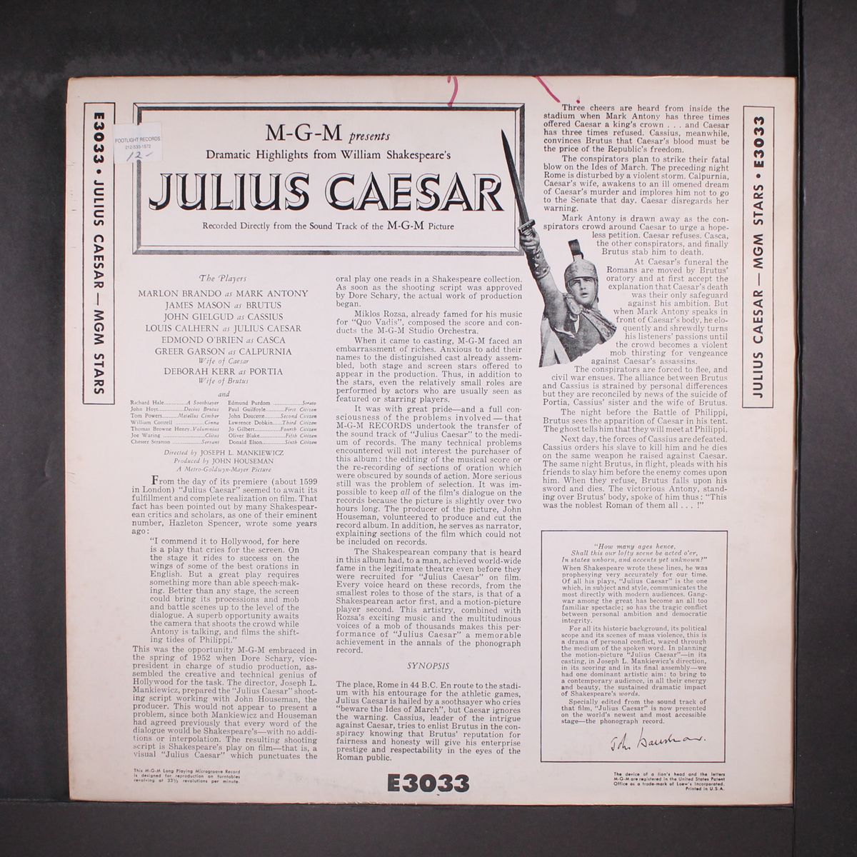 julius caesar by SOUNDTRACK