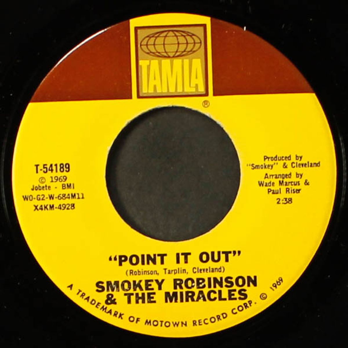 point it out / darling dear by SMOKEY ROBINSON & MIRACLES