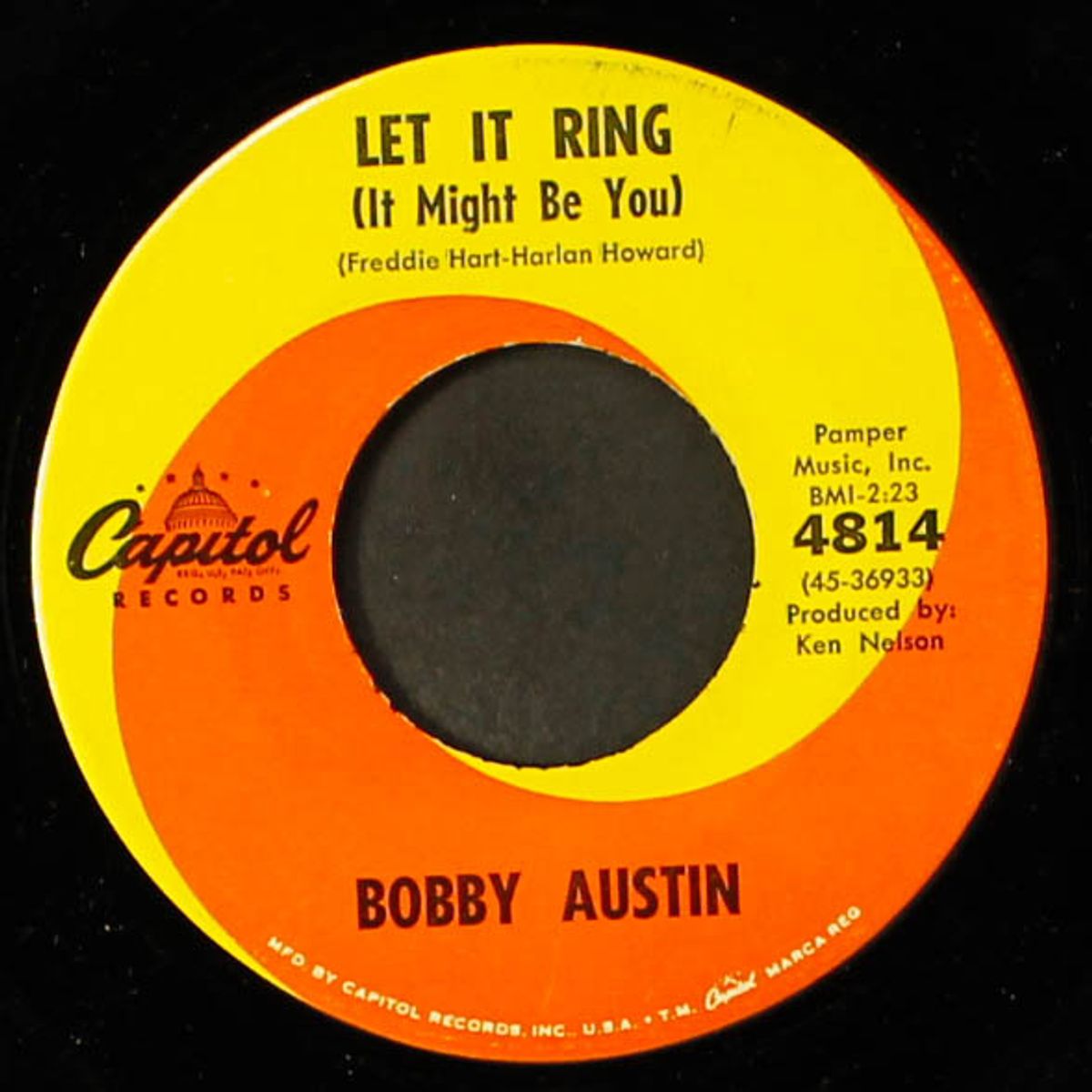 i wouldn't know where to begin / let it ring by BOBBY AUSTIN