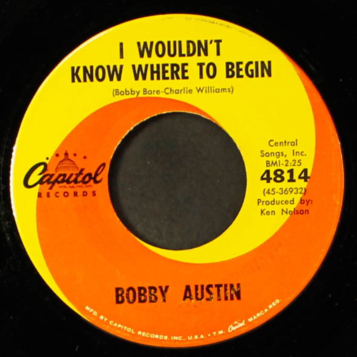 i wouldn't know where to begin / let it ring by BOBBY AUSTIN