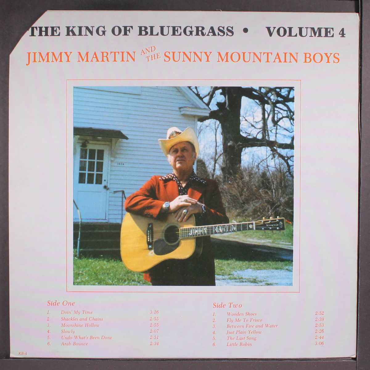 the king of bluegrass, vol. 4 by JIMMY MARTIN