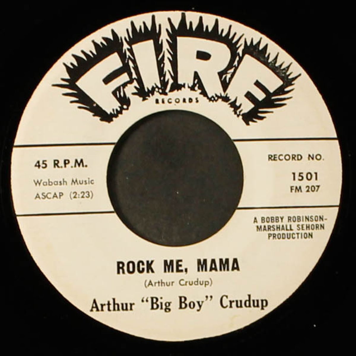 mean ole frisco / rock me, mama by ARTHUR 'BIG BOY' CRUDUP