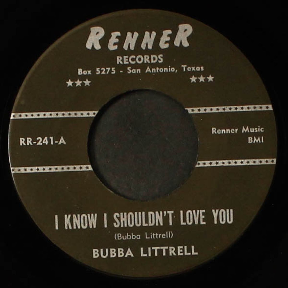 i know i shouldn't love you / only for you by BUBBA LITTRELL