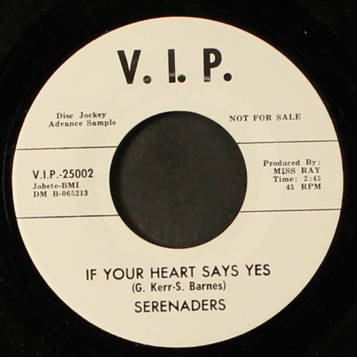 i'll cry tomorrow / if your heart says yes by SERENADERS