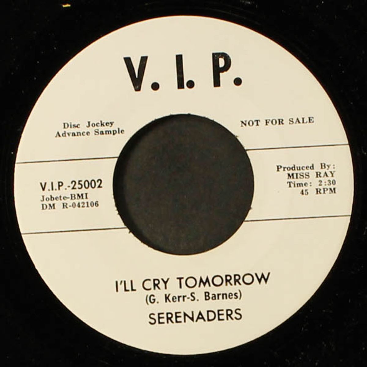 i'll cry tomorrow / if your heart says yes by SERENADERS