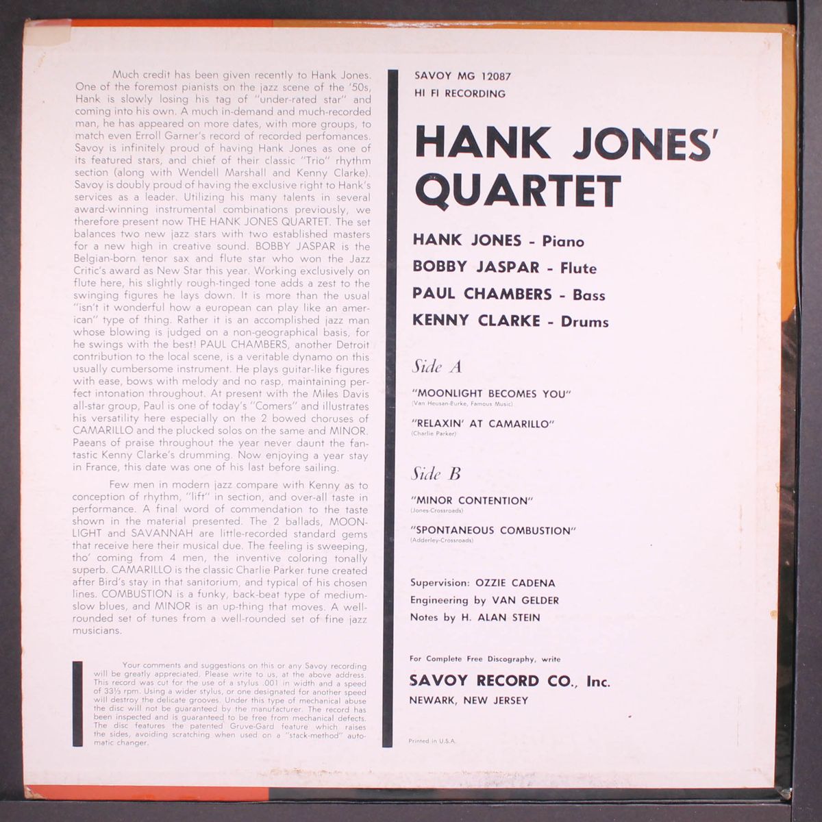 hank jones trio by HANK JONES