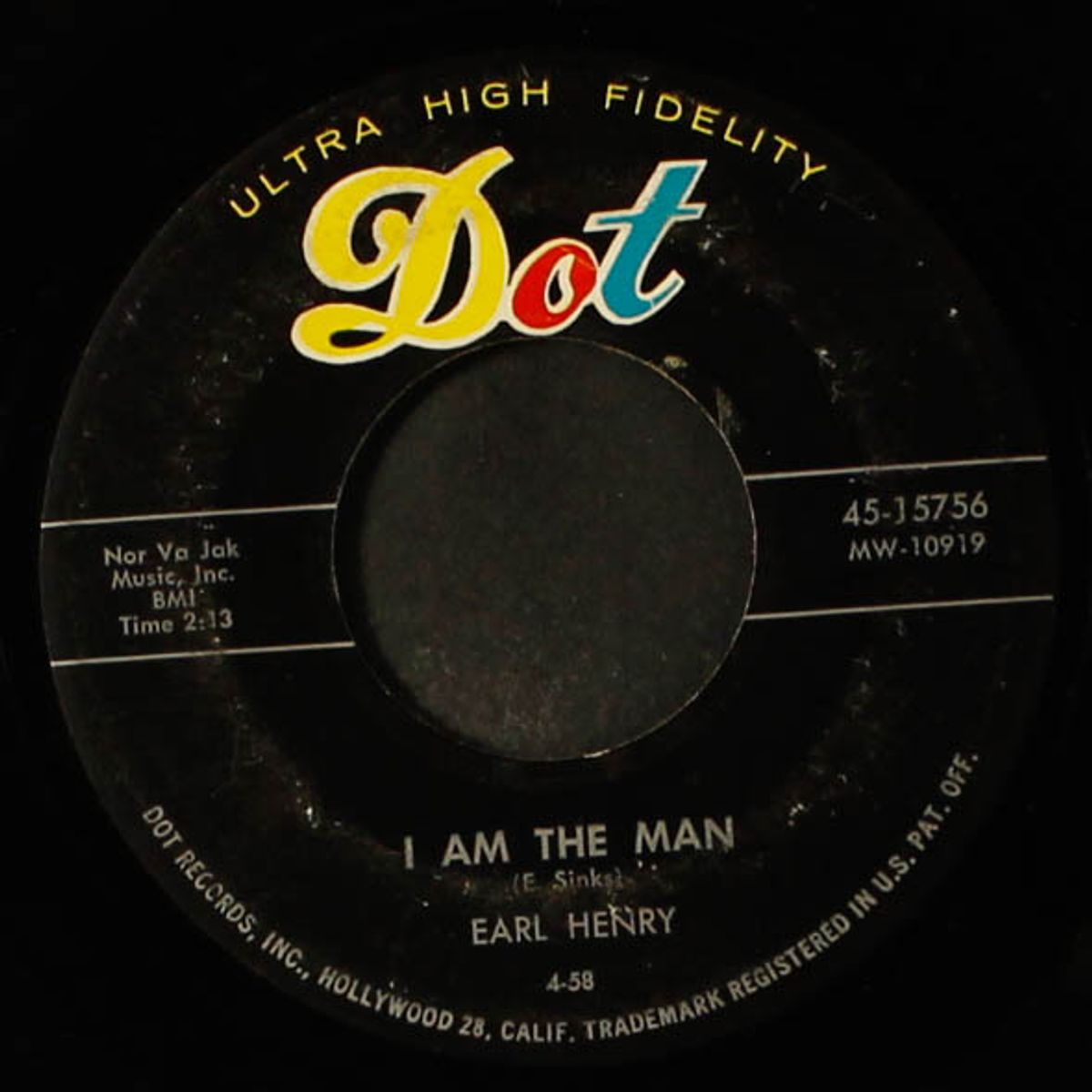 whatcha gonna do? / i am the man by EARL HENRY