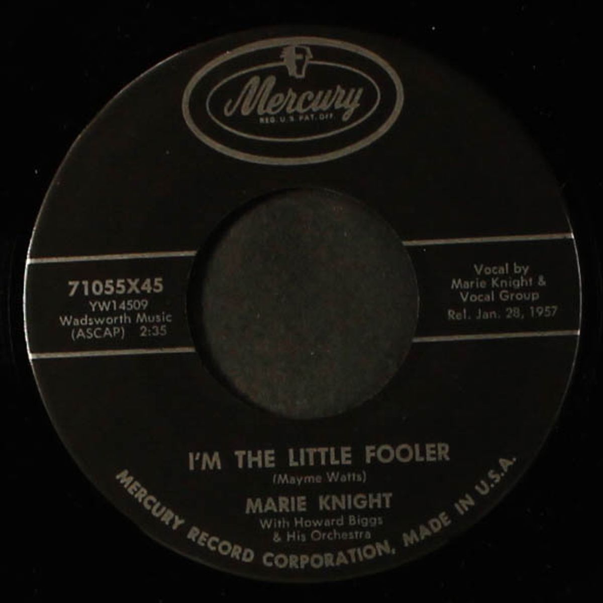 am i reaching for the moon / i'm a little fooler by MARIE KNIGHT