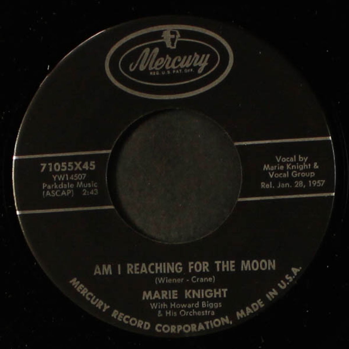 am i reaching for the moon / i'm a little fooler by MARIE KNIGHT