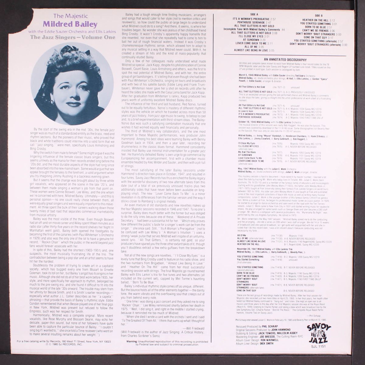 the majestic by MILDRED BAILEY