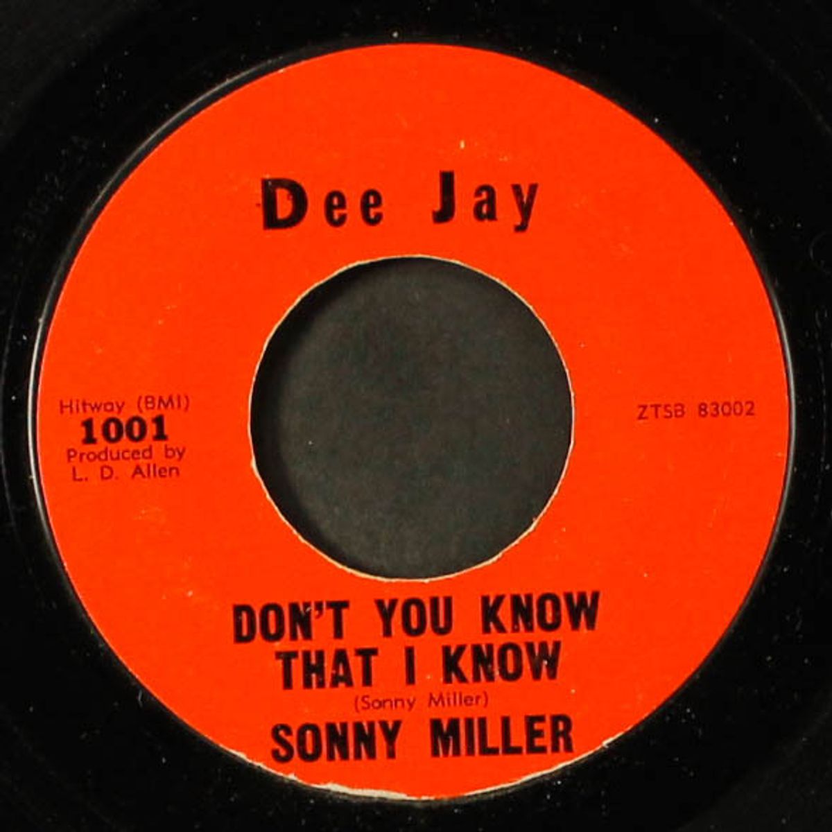don't you know that i know / the girl i love by SONNY MILLER