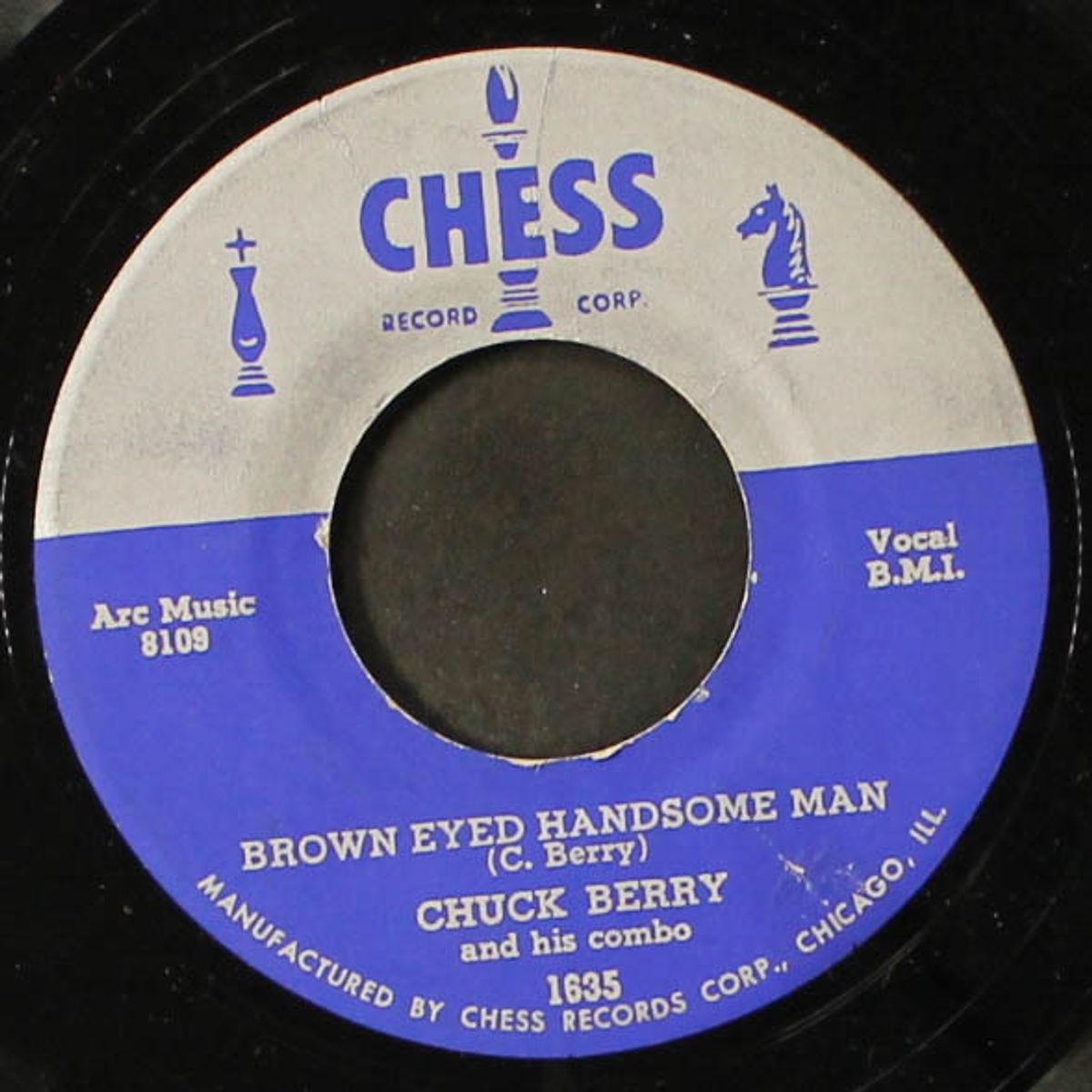 brown eyed handsome man / too much monkey business by CHUCK BERRY